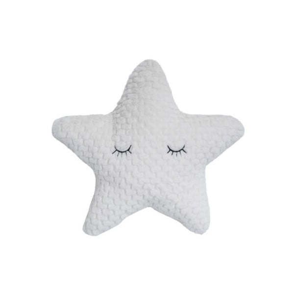 Бяла бебешка възглавница във формата на звезда Star - Bloomingville