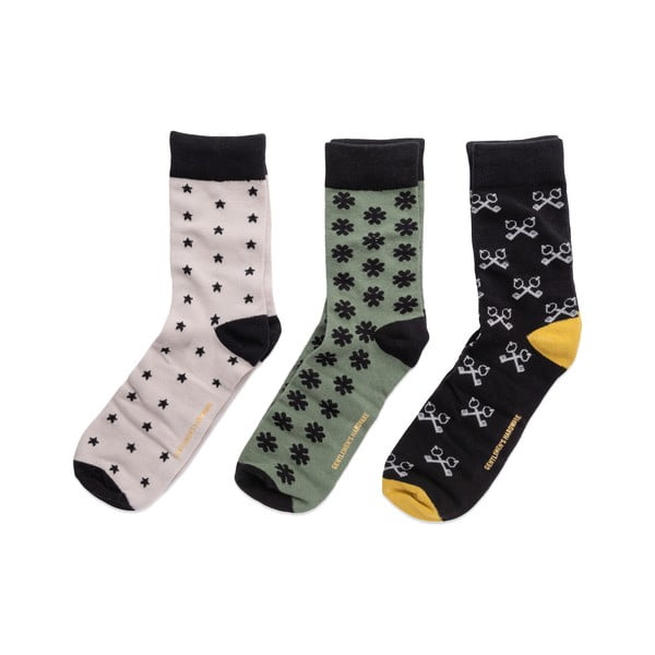 Мъжки чорапи размер 41-45 комплект от 3 чифта Lucky - Gentlemen's Hardware