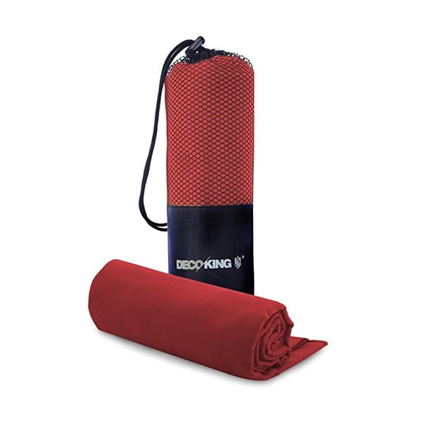 Комплект от червена бързосъхнеща кърпа и кърпа EKEA, 70 x 140 cm + 30 x 50 cm Ekea - DecoKing