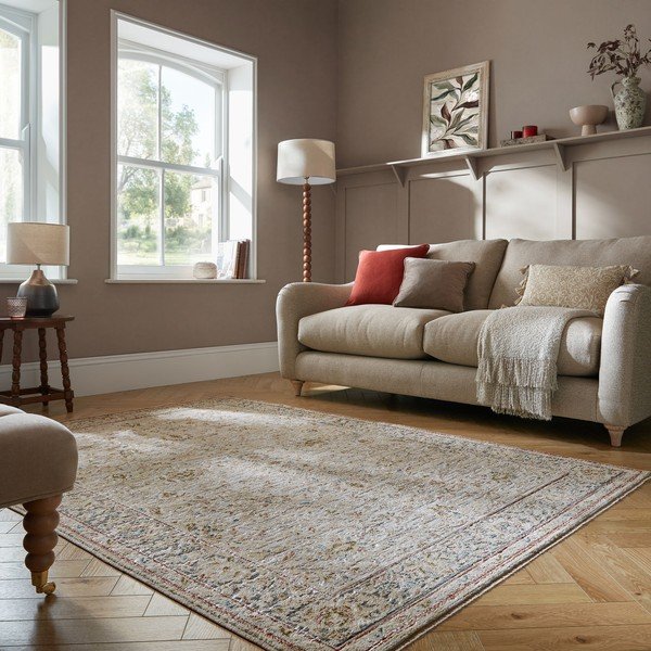 Килим в естествен цвят 120x160 cm Meena Vintage – Flair Rugs-image-2