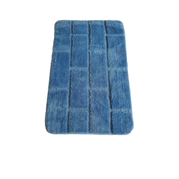 Синя постелка за баня 50x80 cm - JAHU collections