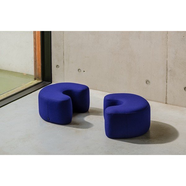 Синя вълнена табуретка Ü – noo.ma-image-3