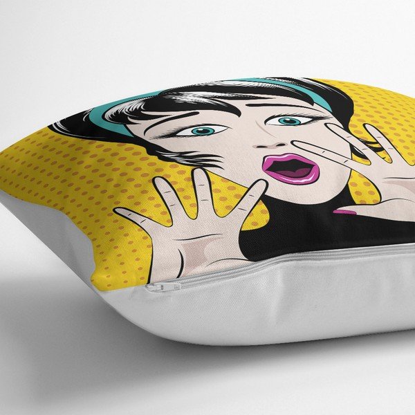 Калъфка за възглавница от памучна смес PopArt Points, 45 x 45 cm - Minimalist Cushion Covers-image-1