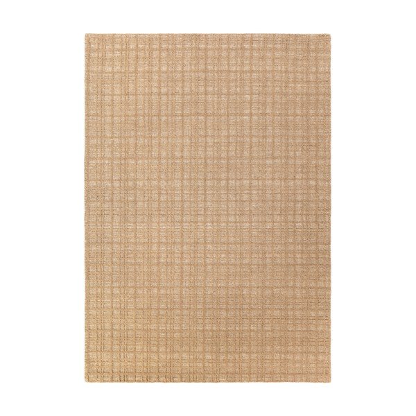 Бежов ръчно изработен килим със смес от вълна 120x170 cm Thatch Honey – Asiatic Carpets