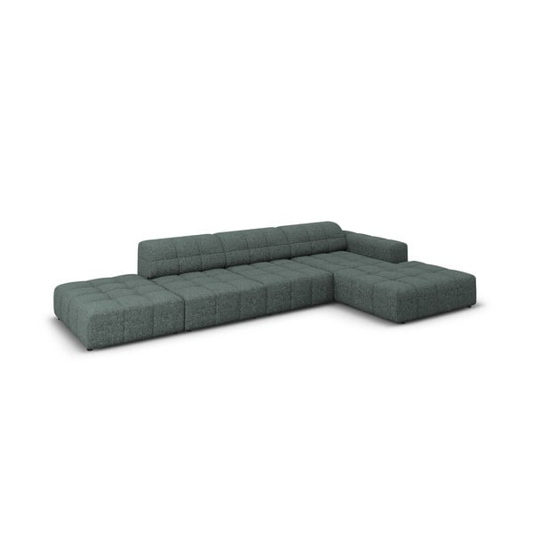 Тюркоазен ъглов диван (десен ъгъл) Chicago - Cosmopolitan Design-image-4