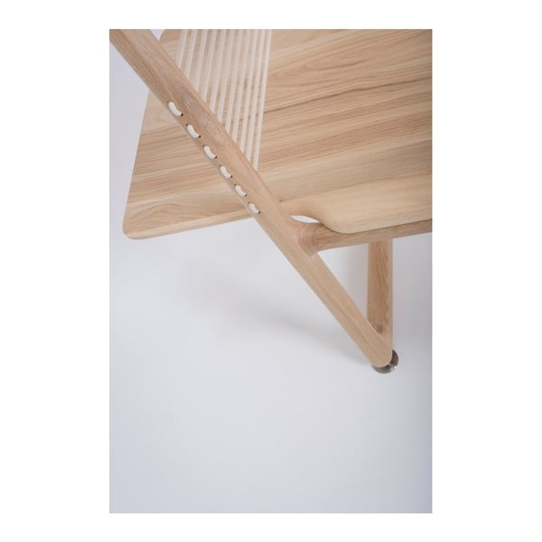 Библиотека за книги от масивна дъбова дървесина , височина 216 см Muse - Gazzda-image-3