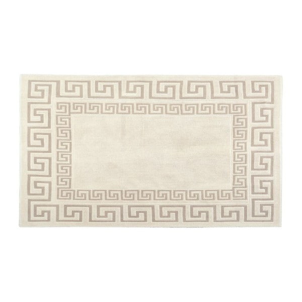 Krémový bavlněný koberec Kanoi 120 x 180 cm