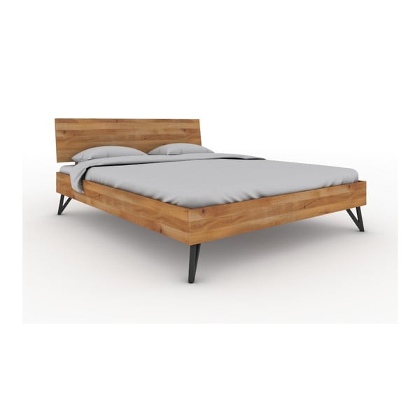 Дъбово двойно легло 200x200 cm Golo 2 - The Beds