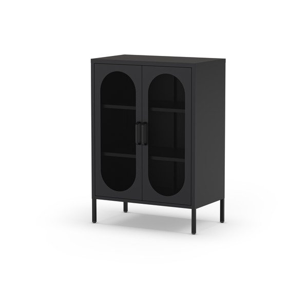 Черно шкафче 70x100 cm Diora – Marckeric-image-2