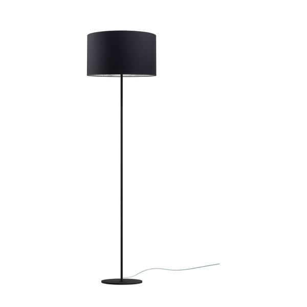 Черно-сребриста подова лампа , ⌀ 40 cm Mika - Sotto Luce