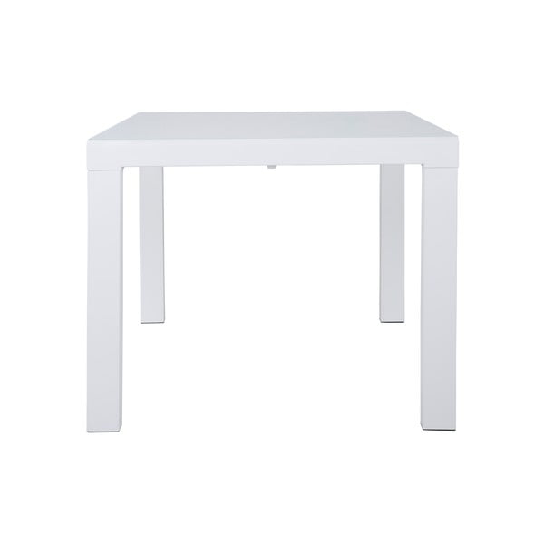 Bílý rozkládací jídelní stůl Canett Lissabon, délka 90 cm