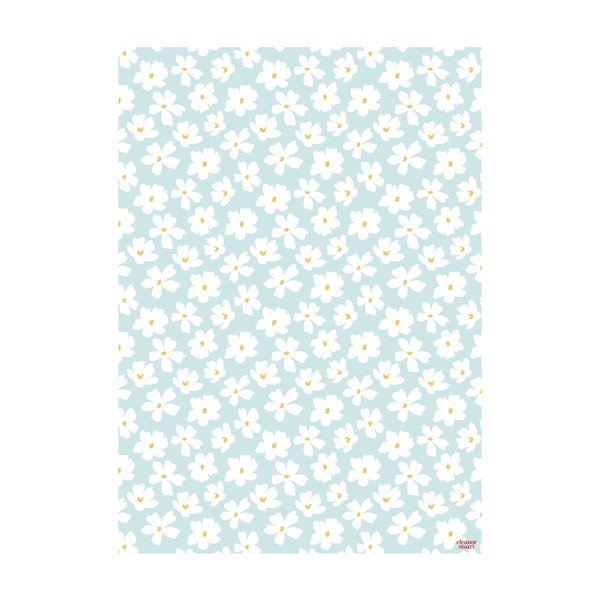 Синя и бяла опаковъчна хартия № 8 Floral - eleanor stuart-image-2