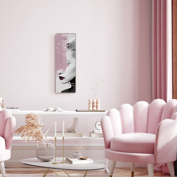 Стъклен стенен часовник Be you - Styler-image-3
