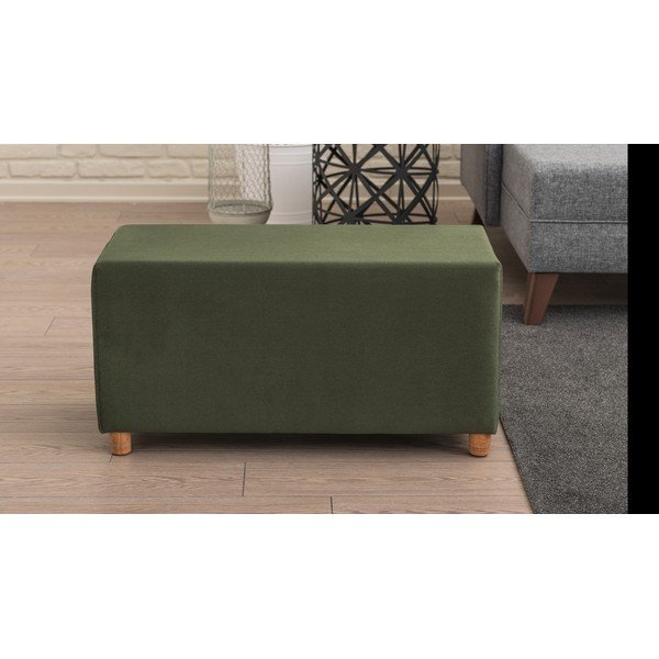 Зелена табуретка Lotus – Balcab Home-image-3
