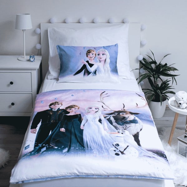 Памучно детско спално бельо 100x135 cm Frozen 2 – Jerry Fabrics-image-1