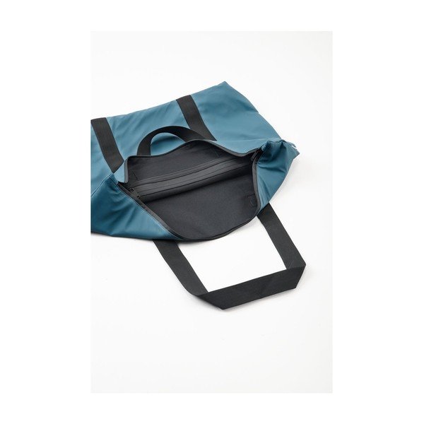 Морско синьо висока водоустойчива чанта Tote Rush - Rains-image-3