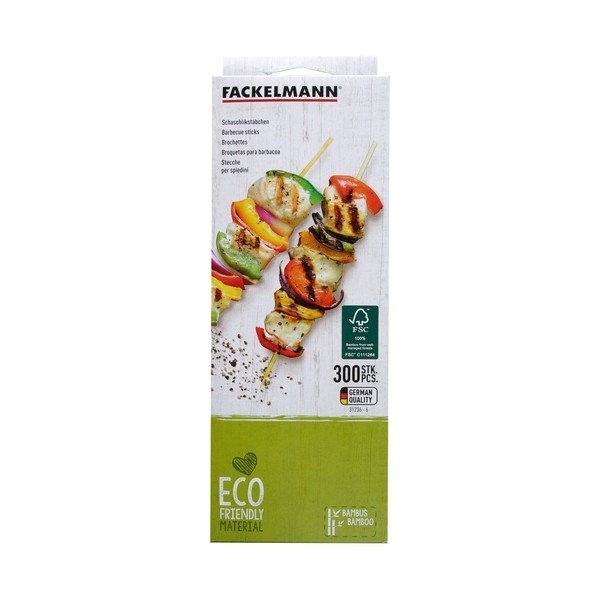 Комплект от 300 бамбукови шишчета Природа - Fackelmann-image-1