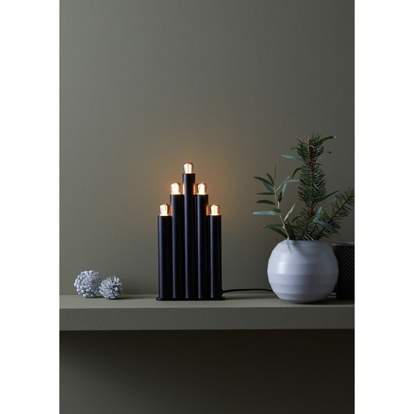 Черен коледен свещник Organo - Markslöjd-image-1