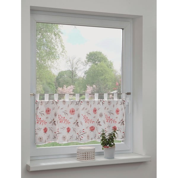 Бяло-розова завеса 135x45 cm Rose – Sehlbach-image-1