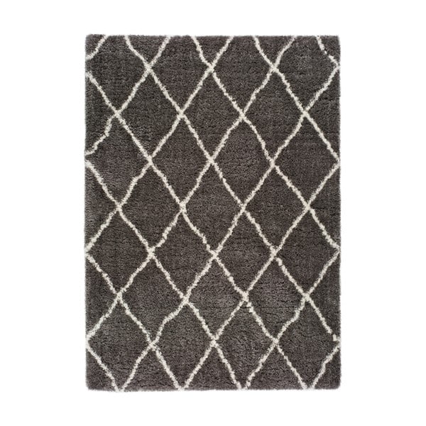 Šedo-bílý koberec Universal Samira Grey, 60 x 120 cm