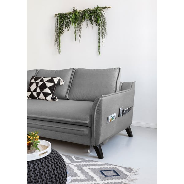 Сив ъгъл на разтегателен диван, ляв ъгъл Charming Charlie - Miuform-image-4