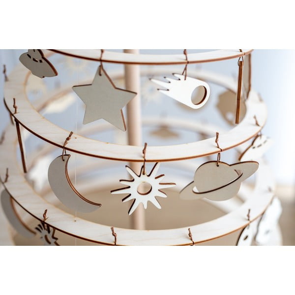 Комплект от 8 дървени коледни декорации Medium - Spira-image-1