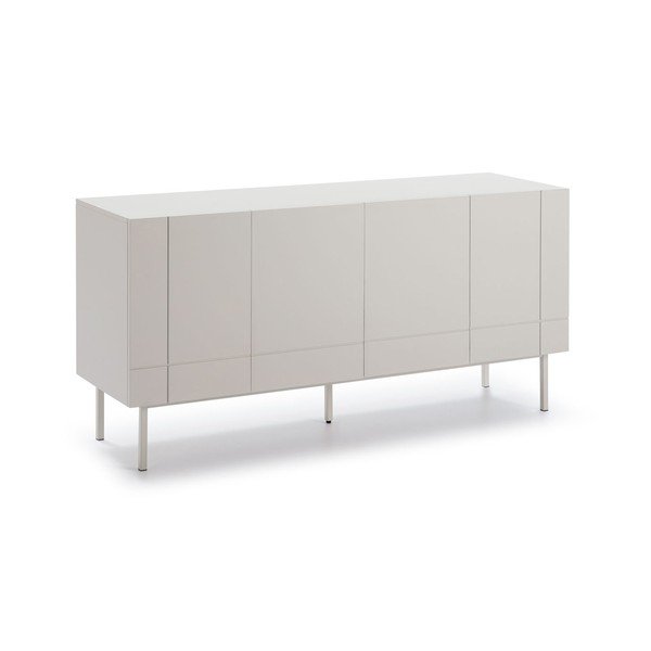 Сив и бял скрин с чекмеджета Linea - Teulat-image-2