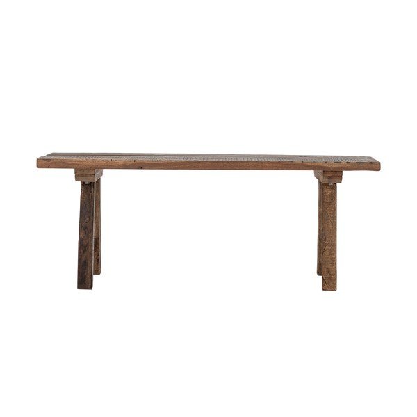 Градинска пейка от масивно дърво в естествен цвят Brosse – Bloomingville