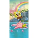 Памучна детска кърпа 70x140 cm Sponge Bob "Tropical Duo" – Jerry Fabrics
