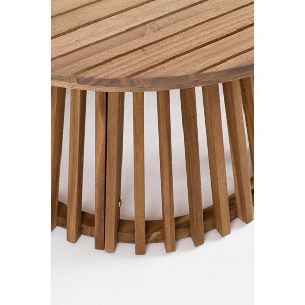 Кръгла градинска масичка за кафе от масивна акация ø 70 cm Rodano – Bizzotto-image-2