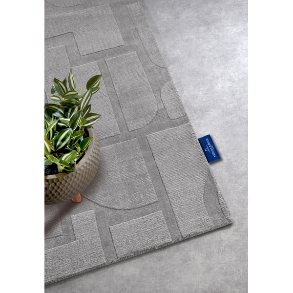 Сива ръчно изработена вълнена пътека 80x250 cm Alexis – Villeroy&Boch-image-2