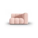 Розов модул за диван (десен ъгъл) Lupine - Micadoni Home