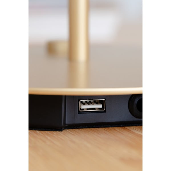 Светлосива LED затъмняваща се настолна лампа с метален абажур (височина 41,5 cm) Asteria Table – UMAGE-image-4