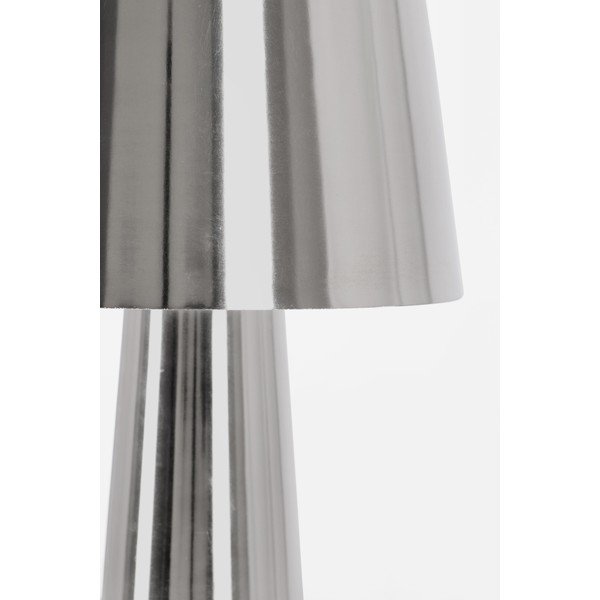 Метална LED настолна лампа в сребрист цвят с метален абажур (височина 51 cm) Turner – Bizzotto-image-2