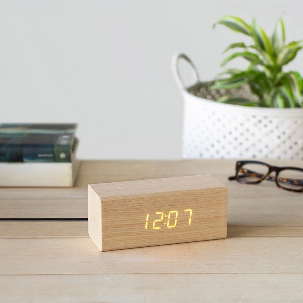 Дигитална настолна аларма Timber – Balvi-image-1
