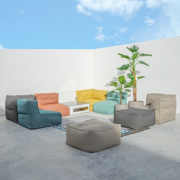 Синя градинска табуретка Gissele – LDK Garden-image-1