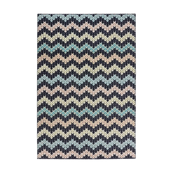 Черен килим Мадисън Пастел, 160 x 230 cm - Mint Rugs