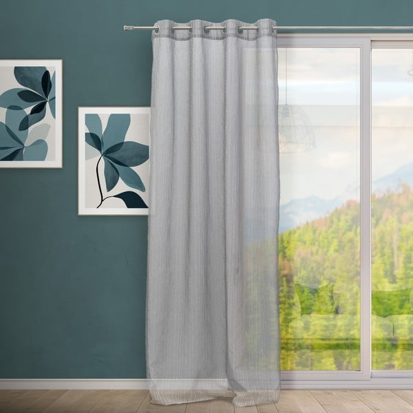 Сива завеса 140x260 cm Vertical Thread – Casa Selección-image-1