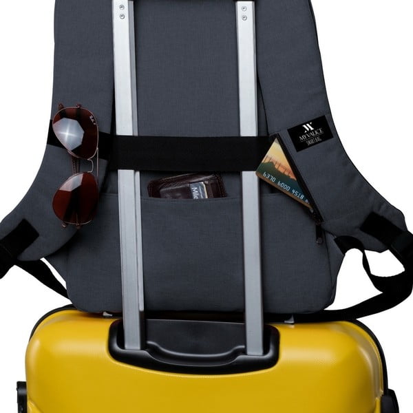 Антрацитна раница с USB порт My Valice GALAXY Smart Bag - Myvalice-image-2