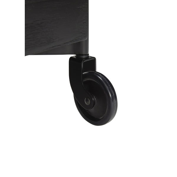 Количка от ясенова дървесина на колела 42x37 cm Fresh - Hübsch-image-3