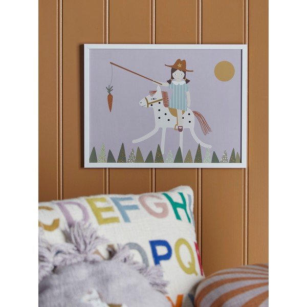 Детска картина 32x42 cm Rosa – Bloomingville Mini-image-1