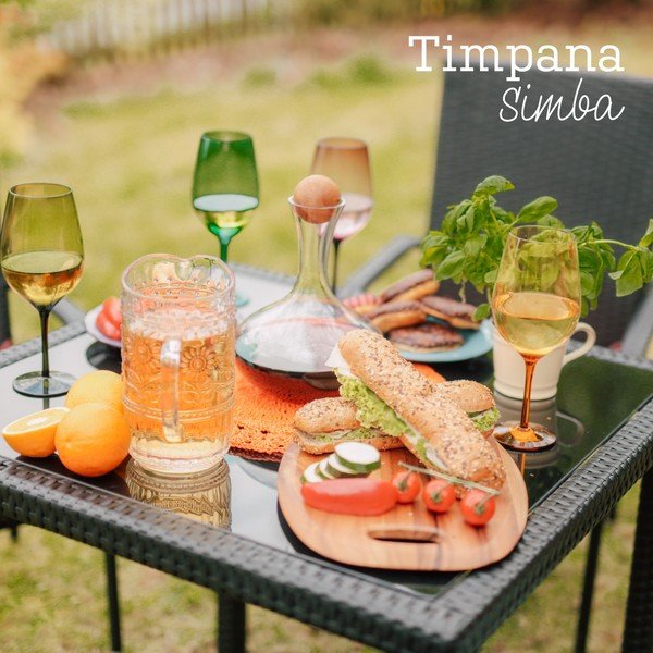 Комплект градински мебели от изкуствен ратан Simba - Timpana-image-4