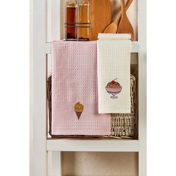 Памучни кърпи за съдове в комплект от 6 бр. 40x60 cm Ice Cream – Foutastic-image-2