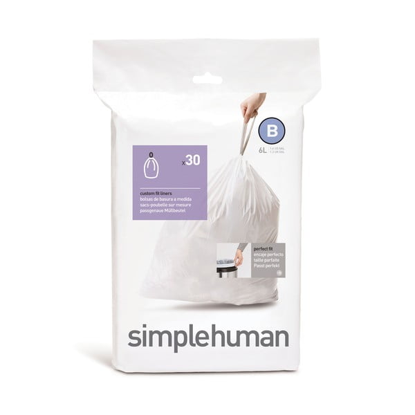 Изтеглящи се торби за боклук 30 бр. 6 l B – simplehuman