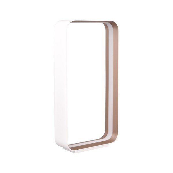 Бяла LED настолна лампа с гласово управление/ управление чрез мобилно приложение с метален абажур (височина 61 cm) Cizione – CINQUE-image-1