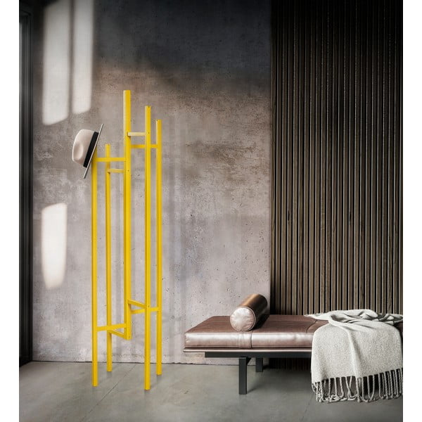 Горчичножълт шкаф за дрехи Eigen - Woodman-image-3