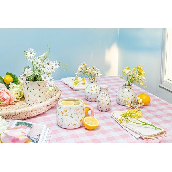 Глинено покритие за кашпа ø 11 cm Ditsy Floral – Sass & Belle-image-2