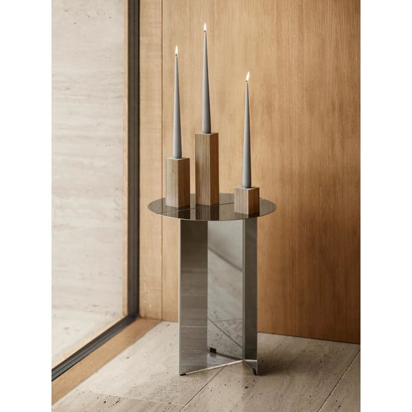 Дървени свещници в комплект от 3 бр. Dreva – Blomus-image-4