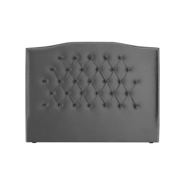 Stříbrno-šedé čelo postele Mazzini Sofas Cloves, 140 x 120 cm