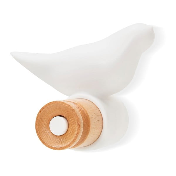 Бяла кука за стена Bird - Bonami Essentials